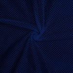 Navy King Mesh Jersey Fabric	